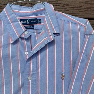 Vintage Polo Ralph Lauren Yarmouth Oxford Shirt,  17 14/15, XL